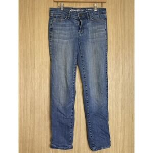 Wrangler Rugged Wear Jeans Women's 4 Blue Relaxed Fit Fleece Lined Warm